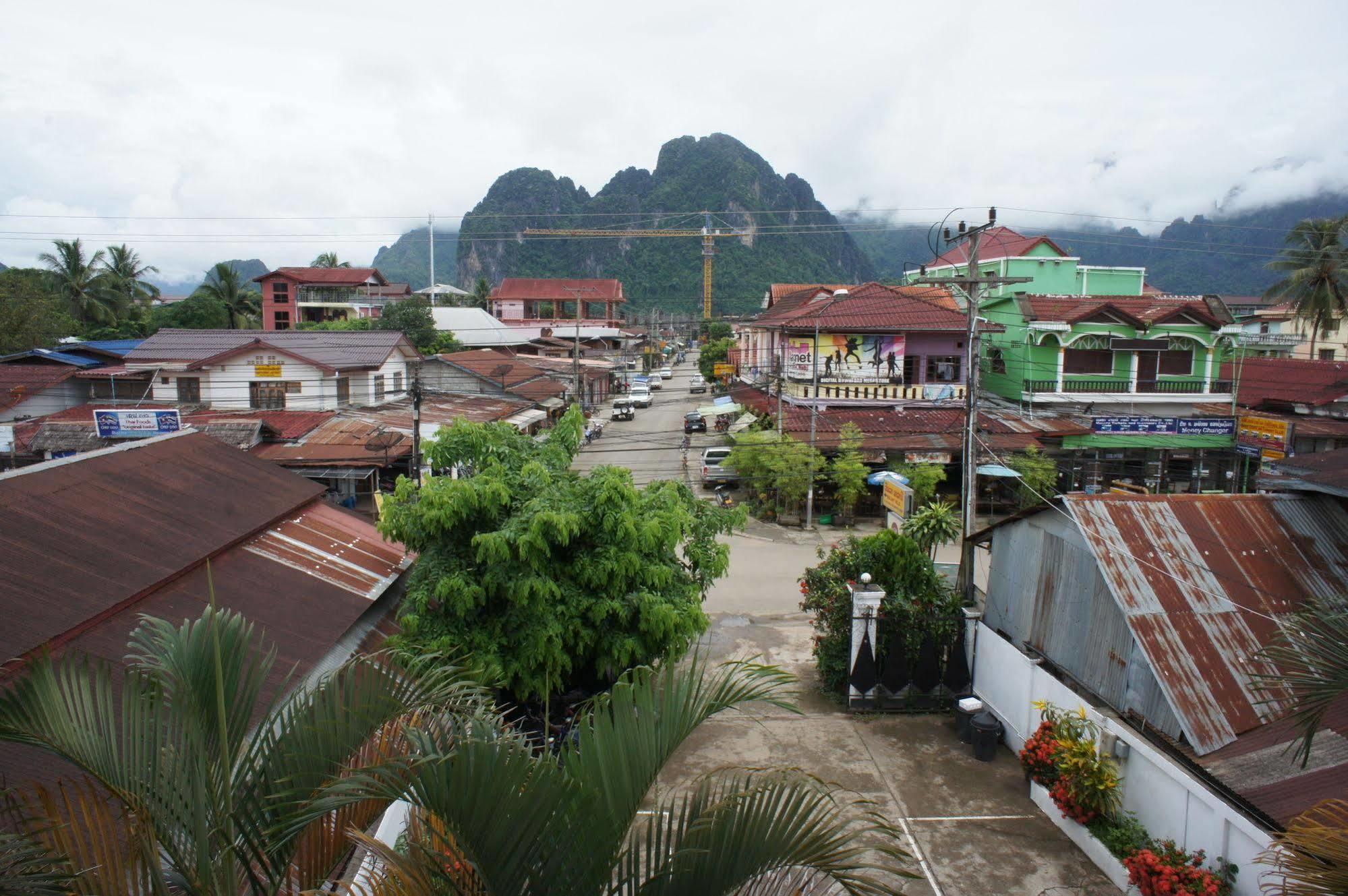 Malany Villa 1 Vang Vieng Bagian luar foto
